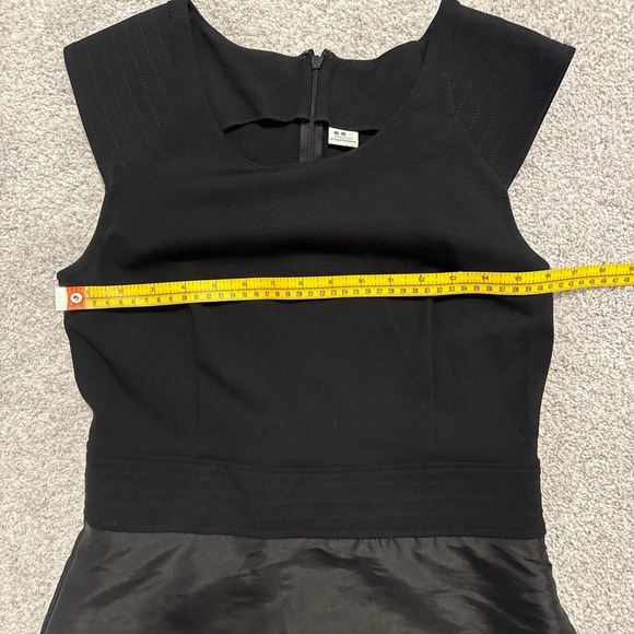 Three Dots Black‎ Tank bodycon Dress Layered Skirt Large Pre-owned - Picture 11 of 12